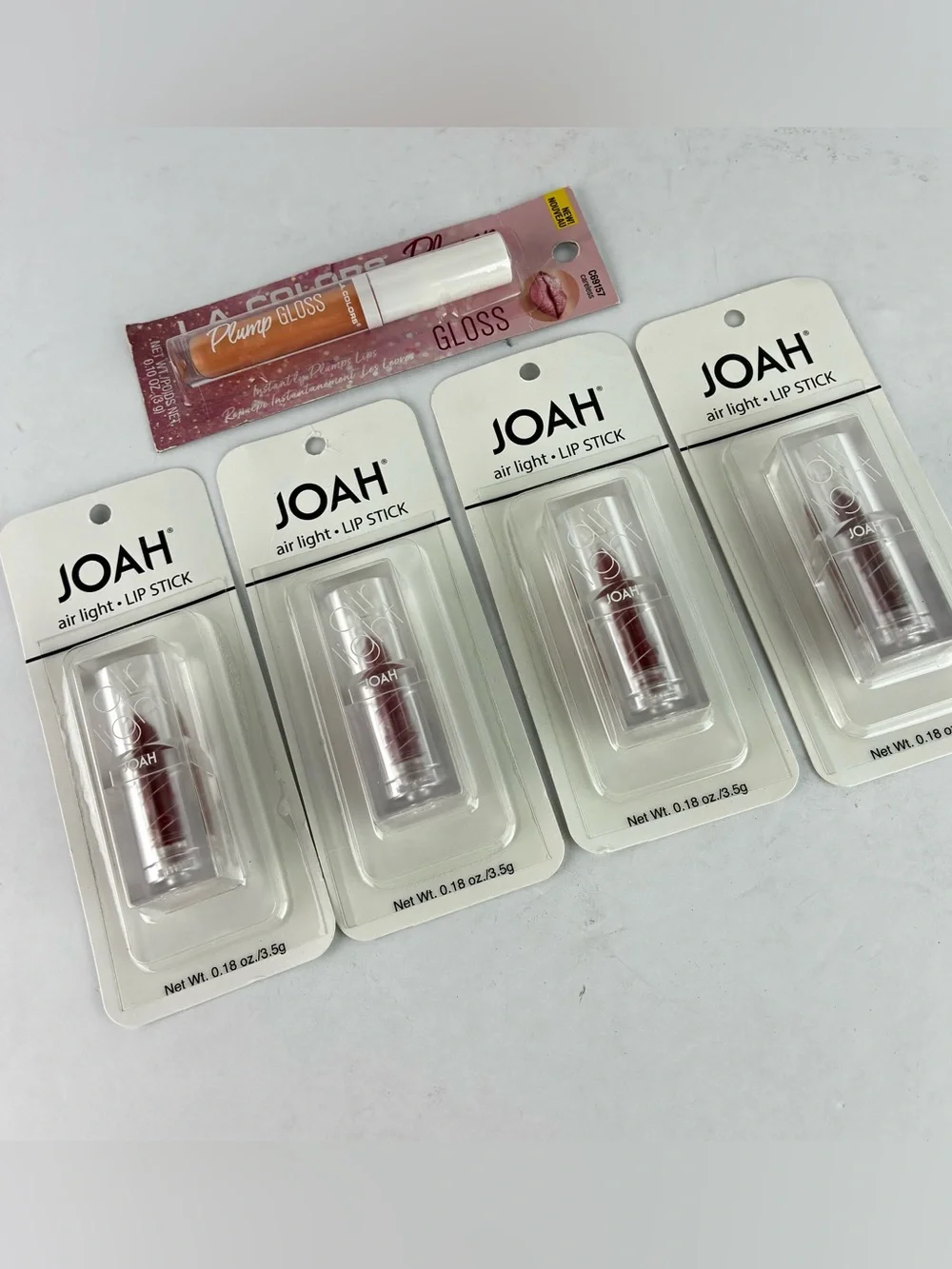 Joah and LA Colors Bundle of 5 NIP Lip Gloss & Lip Plumper